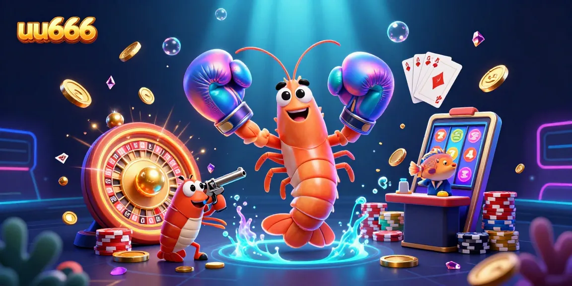 Experience the thrilling games at uu666 with vibrant casino elements and exciting characters.