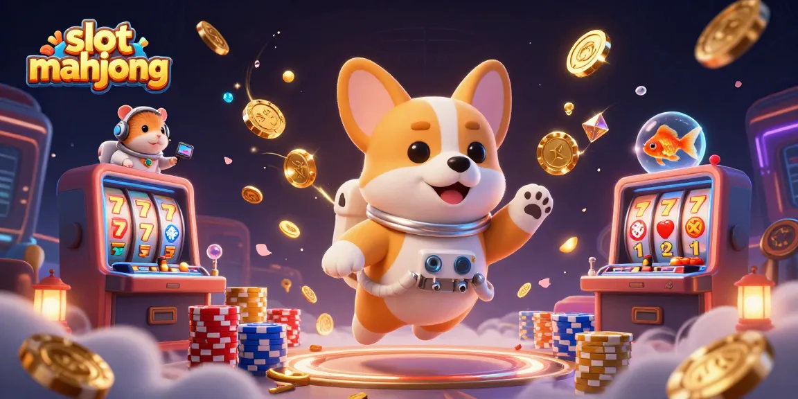 Play slot mahjong with vibrant visuals and exciting gameplay depicted in a dynamic casino scene.