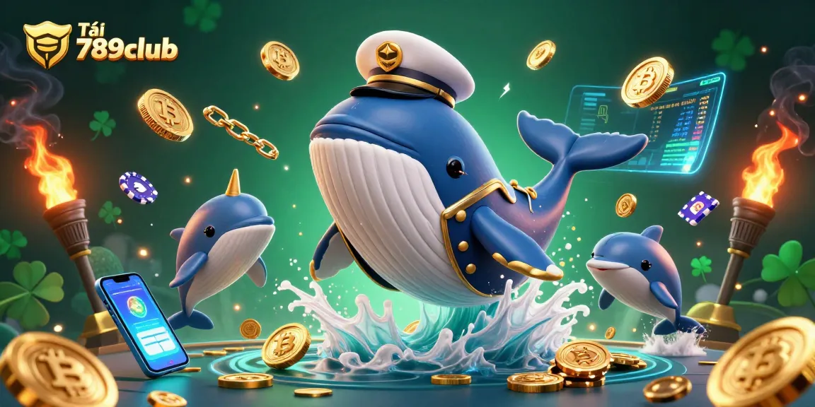 Experience the excitement of Tải 789club with vibrant 3D characters in a casino-inspired scene.